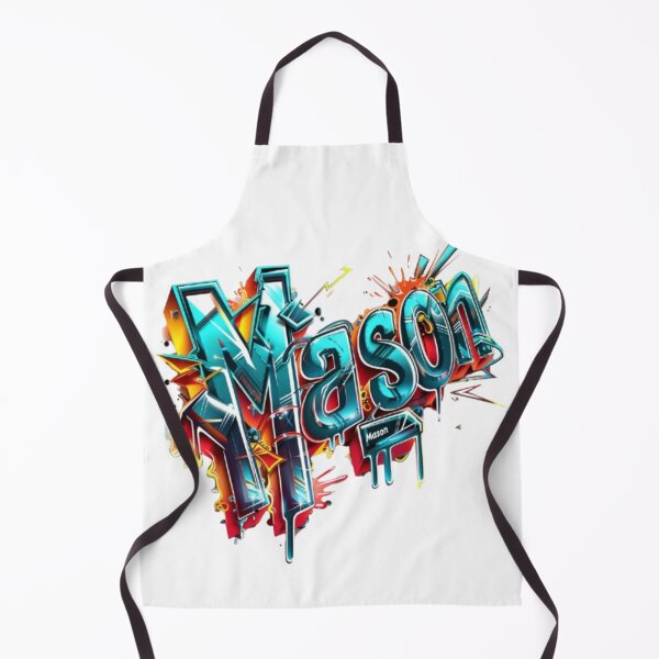 Item preview, Mason Graffiti Street Art Name Design designed and sold by AlexLineArt.