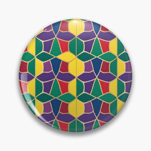 Item preview, Stained Glass Geometric Pattern designed and sold by Owcomm.