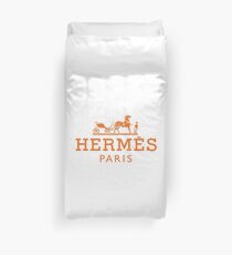 Hermes shirt logo Duvet Cover