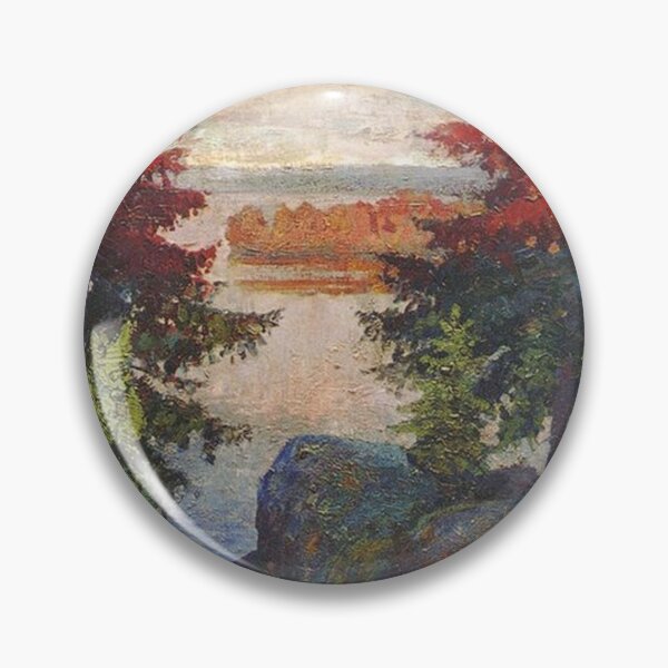 Item preview, Autumn Landscape with River designed and sold by tomorrowsart.