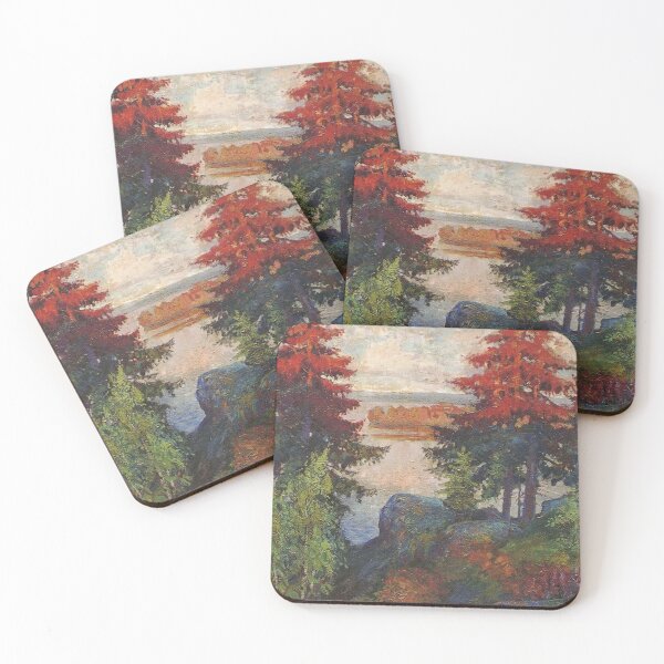 Item preview, Autumn Landscape with River designed and sold by tomorrowsart.