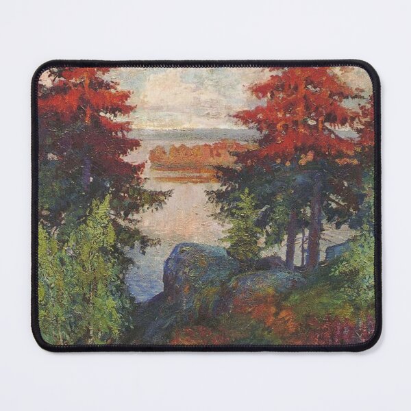 Item preview, Autumn Landscape with River designed and sold by tomorrowsart.