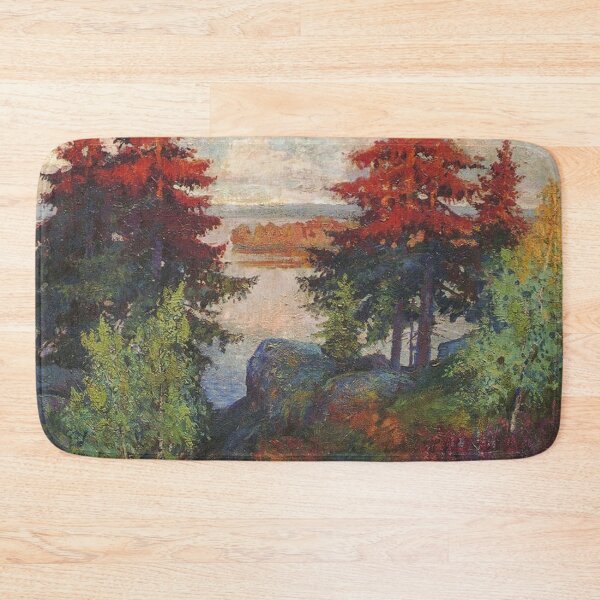 Item preview, Autumn Landscape with River designed and sold by tomorrowsart.