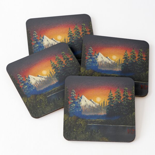 Item preview, Velvet Crimson Sunset designed and sold by DJsOilPainting.