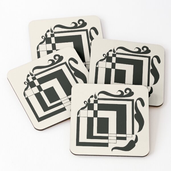 Item preview, Black and white geometric design designed and sold by ManalArtPro.