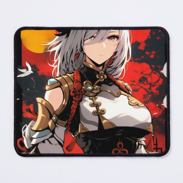 Item preview, Shenhe: Adeptus' Frozen Pledge in Liyue's Peaks designed and sold by Senpaiwaves.