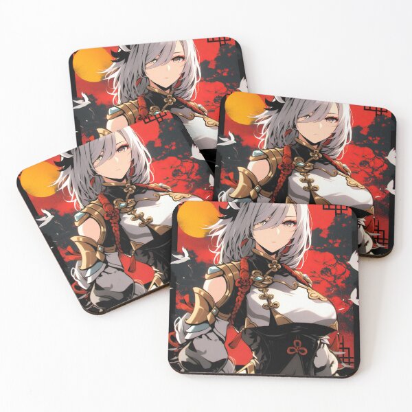 Item preview, Shenhe: Adeptus' Frozen Pledge in Liyue's Peaks designed and sold by Senpaiwaves.