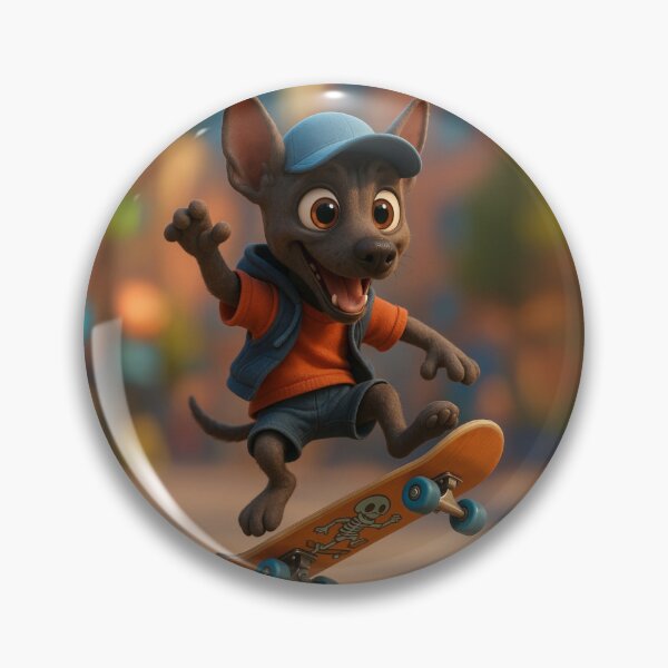 Item preview, Skater Xoloitzcuintli designed and sold by Sillytoe.