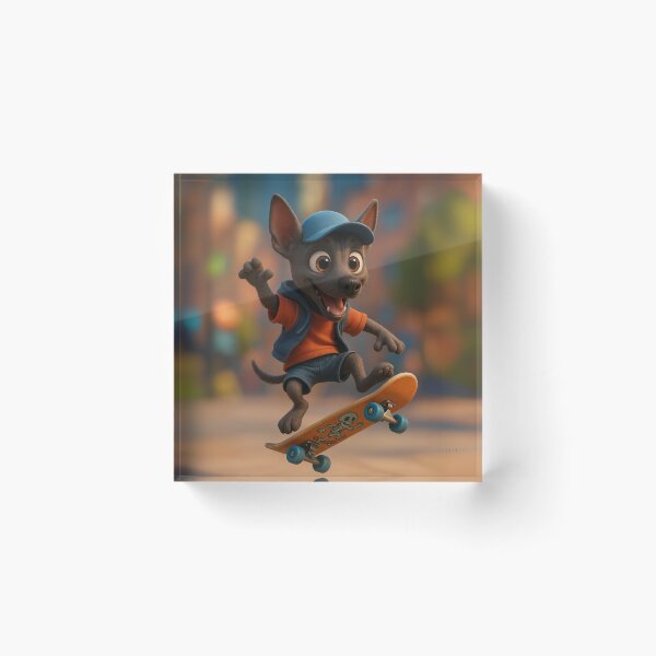 Item preview, Skater Xoloitzcuintli designed and sold by Sillytoe.