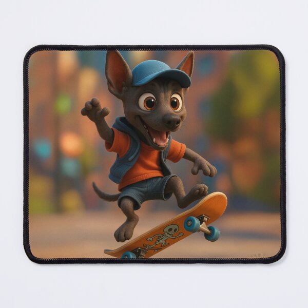 Item preview, Skater Xoloitzcuintli designed and sold by Sillytoe.