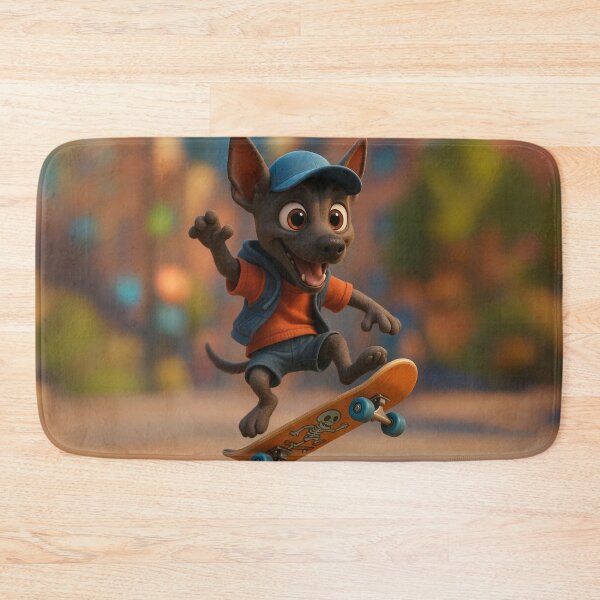 Item preview, Skater Xoloitzcuintli designed and sold by Sillytoe.