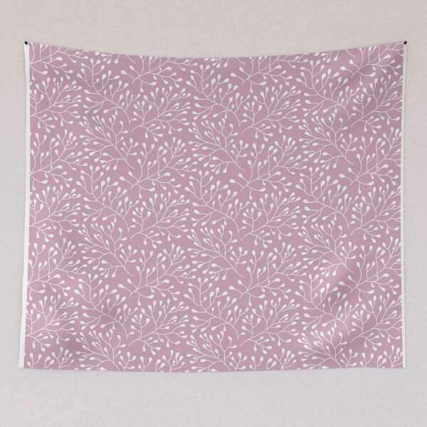 Item preview, Floral pink ornament designed and sold by smotrivnebo.