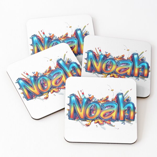 Item preview, Noah Graffiti Name Art – Urban Street Style Design designed and sold by AlexLineArt.