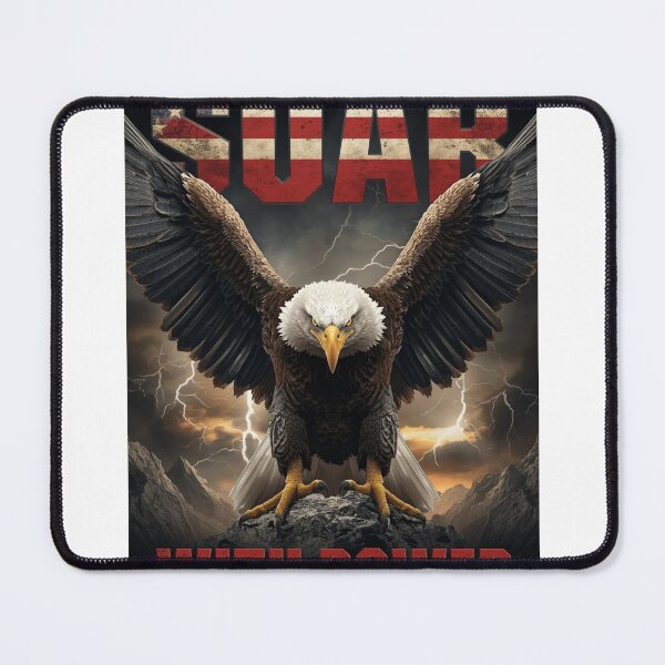 Item preview, Soar With Power - Eagle Design for Strength & Freedom | Motivational Gifts for Men & Women designed and sold by CultureCraftHQ.