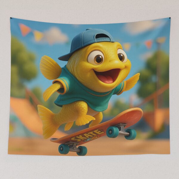 Item preview, Skater Yellow Bass designed and sold by Sillytoe.