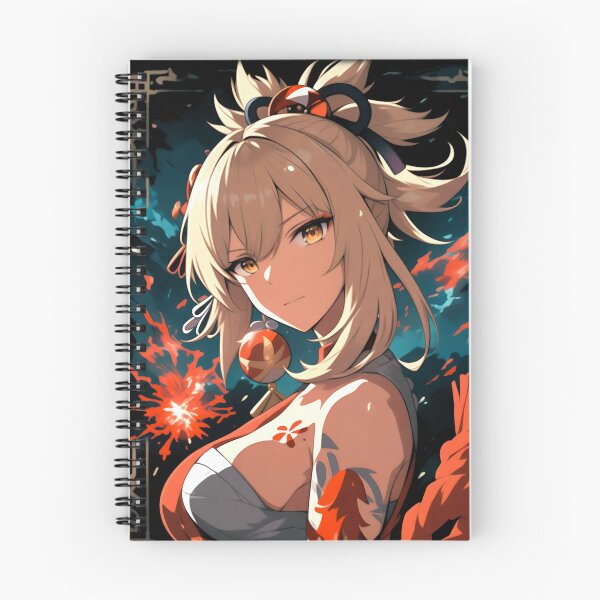 Item preview, Yoimiya: Firework Sparks of Naganohara's Joy in Inazuma designed and sold by Senpaiwaves.