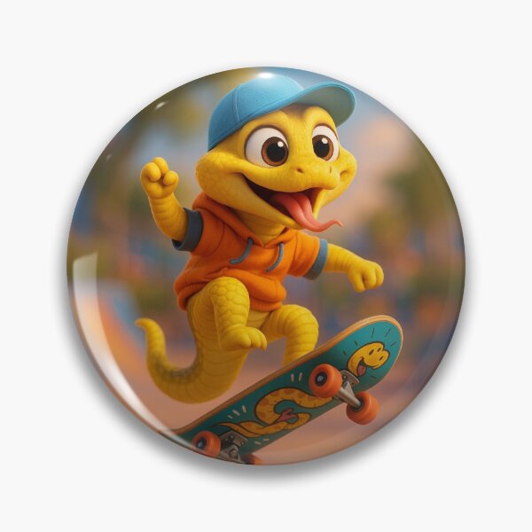 Item preview, Skater Yellow Cobra designed and sold by Sillytoe.