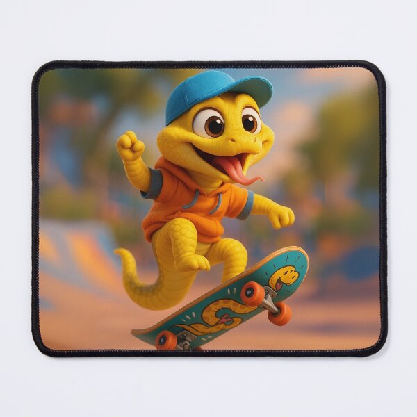 Item preview, Skater Yellow Cobra designed and sold by Sillytoe.