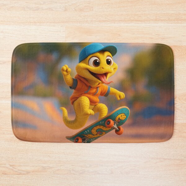 Item preview, Skater Yellow Cobra designed and sold by Sillytoe.