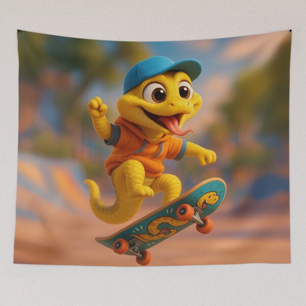 Item preview, Skater Yellow Cobra designed and sold by Sillytoe.