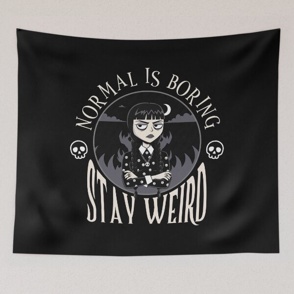 Item preview, Wednesday Addams Family- Normal Is Boring designed and sold by clancypwtees.