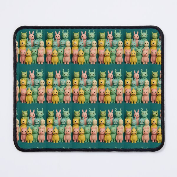 Item preview, Cute Pastel Monsters and Animals – Kawaii Cartoon Characters designed and sold by Bodsha.