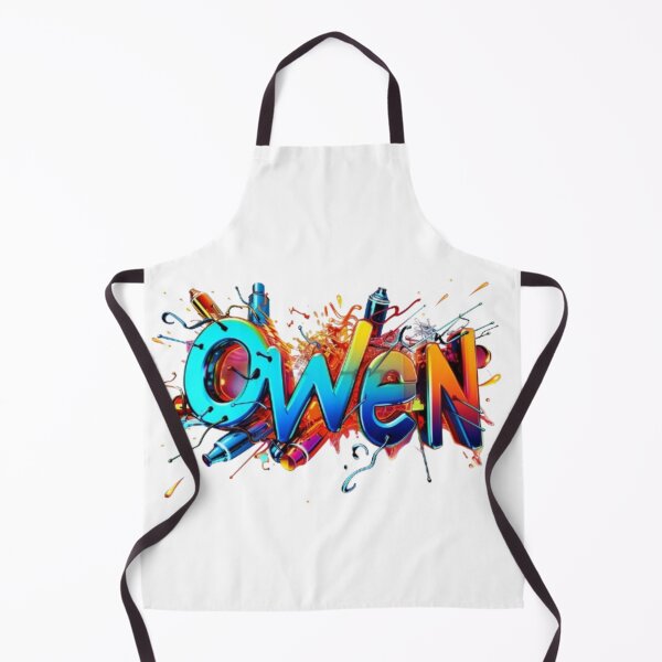 Item preview, Owen Graffiti Style Name Art – Urban Street Design designed and sold by AlexLineArt.
