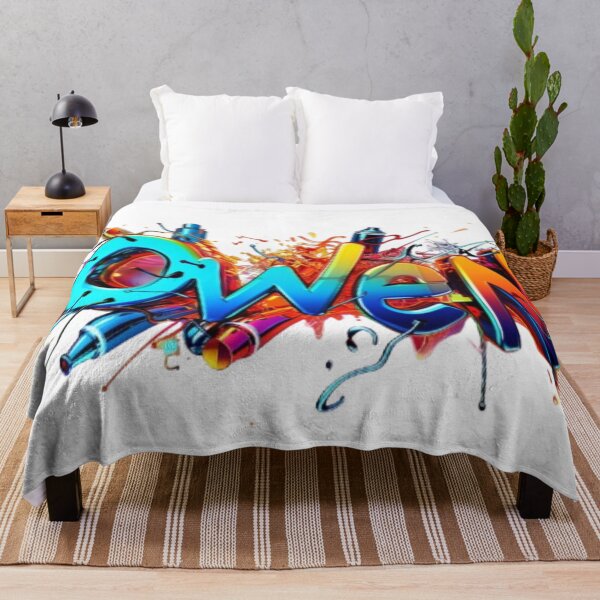 Item preview, Owen Graffiti Style Name Art – Urban Street Design designed and sold by AlexLineArt.