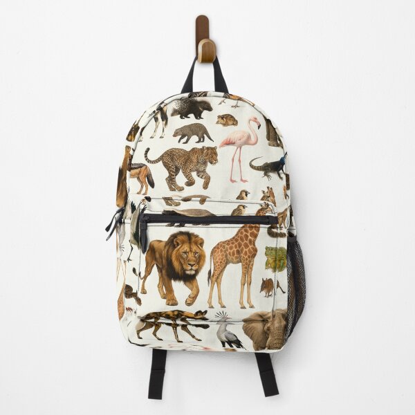 Item preview, Animals of the Kalahari Desert Retro Wildlife Illustration designed and sold by kakarikihill.