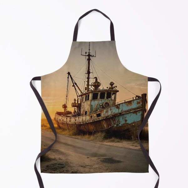 Item preview, Abandoned steam punk Fishing Trawler designed and sold by widdy170.