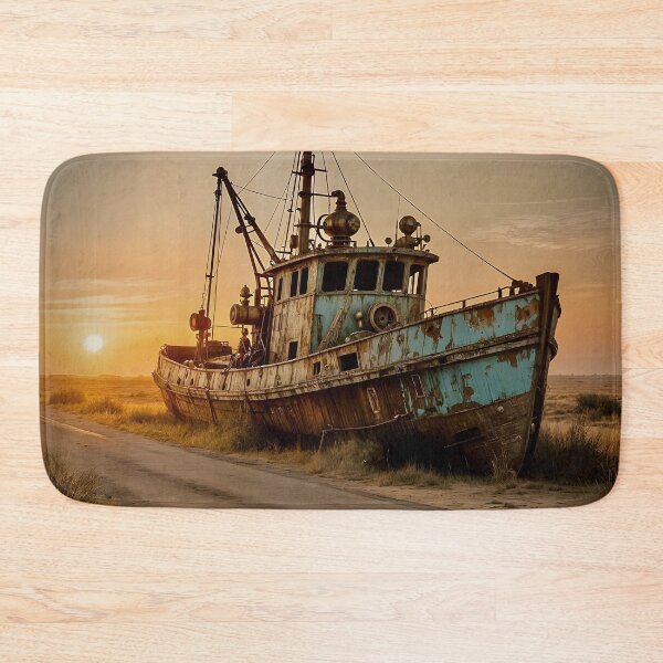 Item preview, Abandoned steam punk Fishing Trawler designed and sold by widdy170.