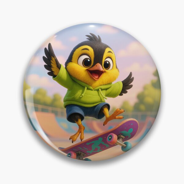 Item preview, Skater Yellow Tanager designed and sold by Sillytoe.
