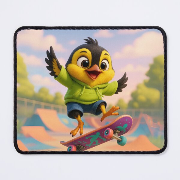Item preview, Skater Yellow Tanager designed and sold by Sillytoe.
