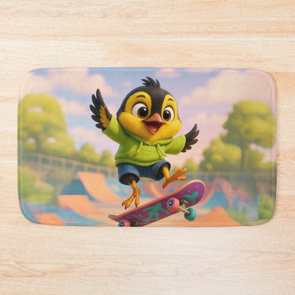 Item preview, Skater Yellow Tanager designed and sold by Sillytoe.