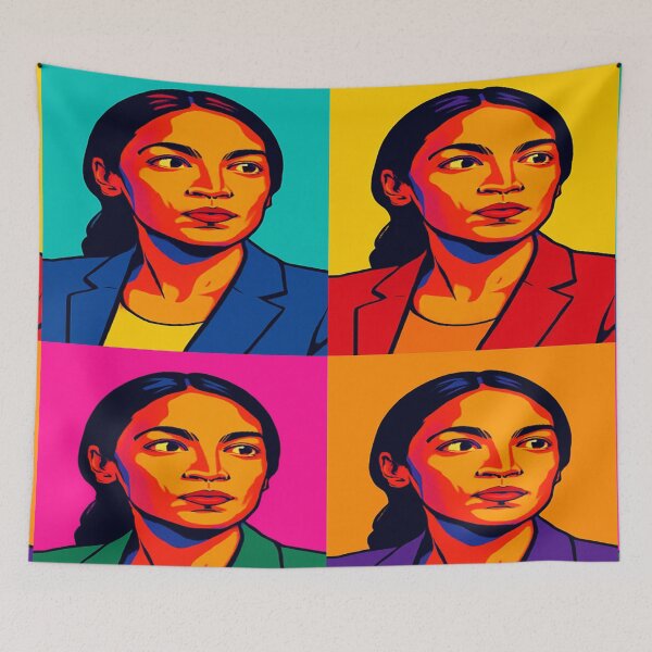 Item preview, AOC Pop Art Woman Portrait designed and sold by Owcomm.