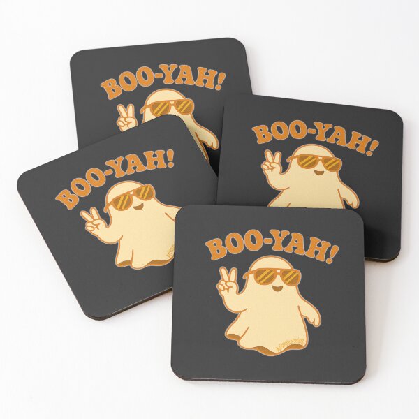Item preview, Boo-yah! | Funny Halloween Ghost with Sunglasses designed and sold by Arismatica Design.