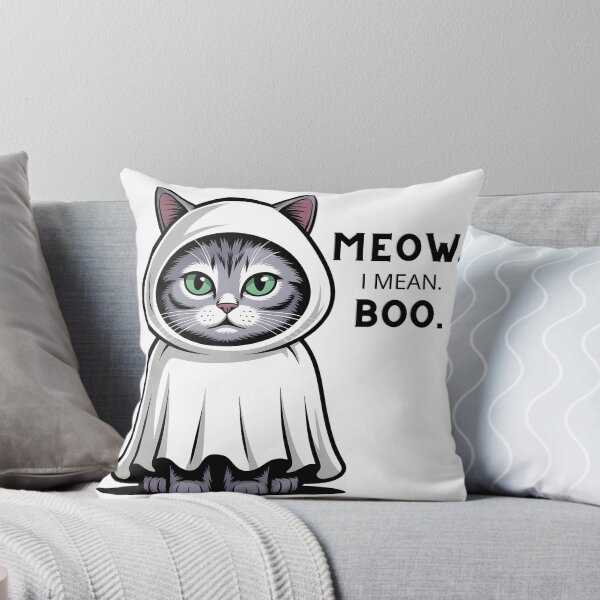 Item preview, Gato fantasma de Halloween designed and sold by SillyDarkShop.