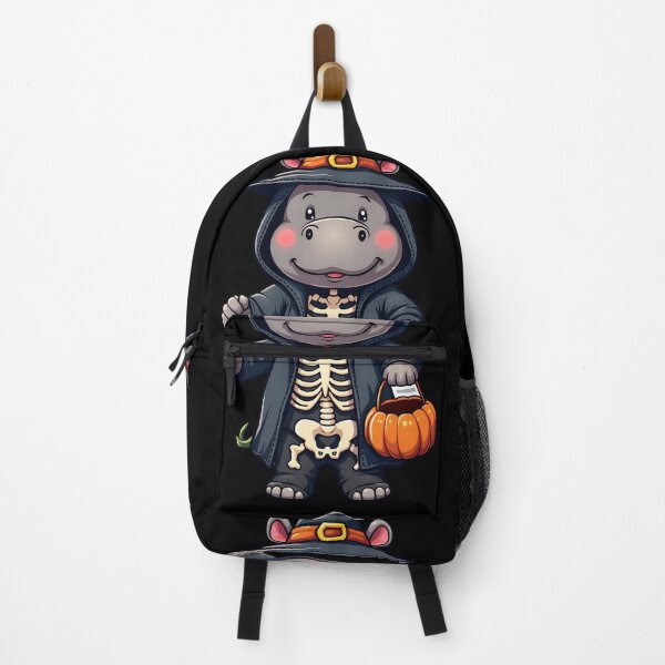 Item preview, Cute Hippo Halloween Skeleton Costume Funny Spooky Art designed and sold by ArtDesignTp.