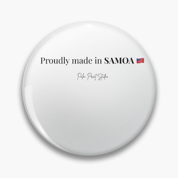 Item preview, Proudly made in Samoa designed and sold by PalmPrintStudio.