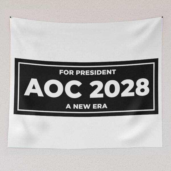 Item preview, "AOC 2028 A New Era" Political Statement designed and sold by Owcomm.