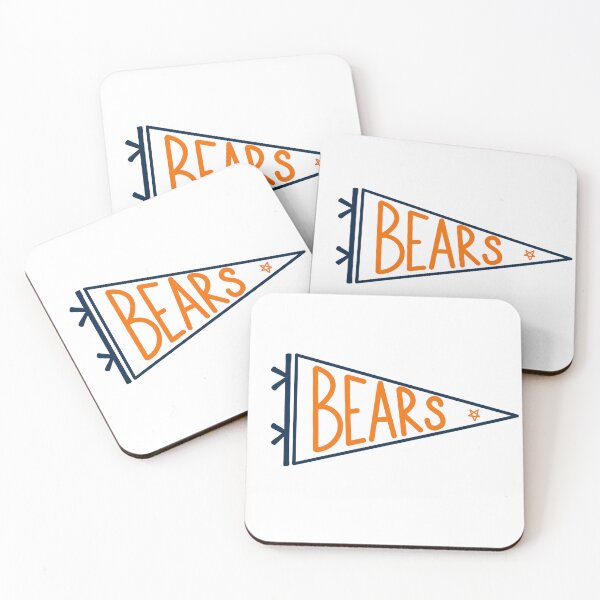 Item preview, Navy and Orange Bears Pennant Flag designed and sold by sorooart.