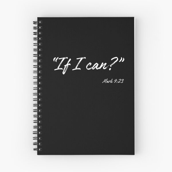 Item preview, If I Can? — Mark 9:23 Jesus Quote Minimalist Bold Christian Design designed and sold by Yuli Club.
