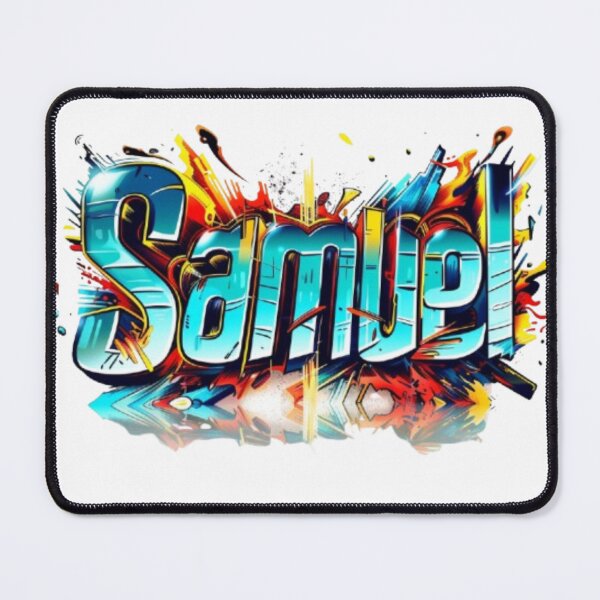 Item preview, Samuel Graffiti Style Name Art – Urban Street Design designed and sold by AlexLineArt.