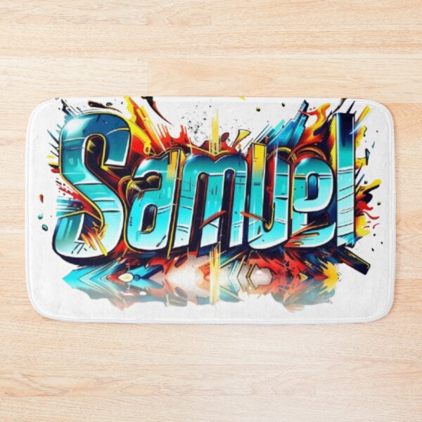 Item preview, Samuel Graffiti Style Name Art – Urban Street Design designed and sold by AlexLineArt.