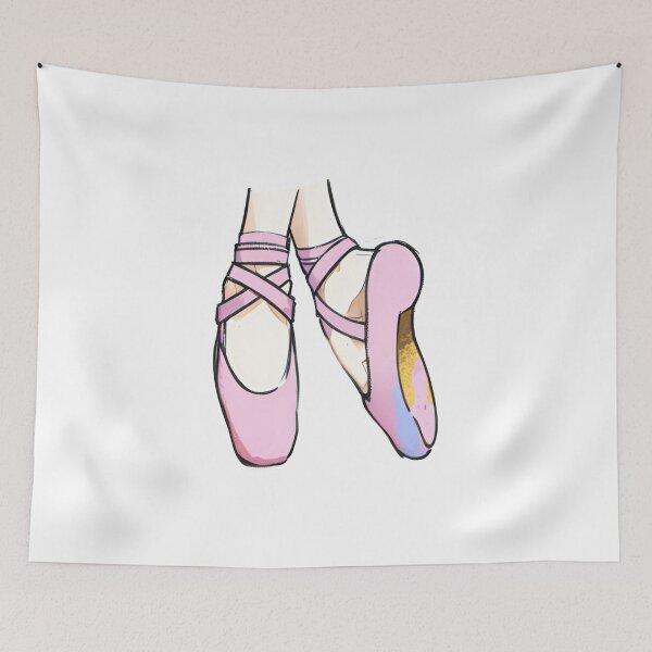 Item preview, Pink ballet shoes designed and sold by Glenbobagins.