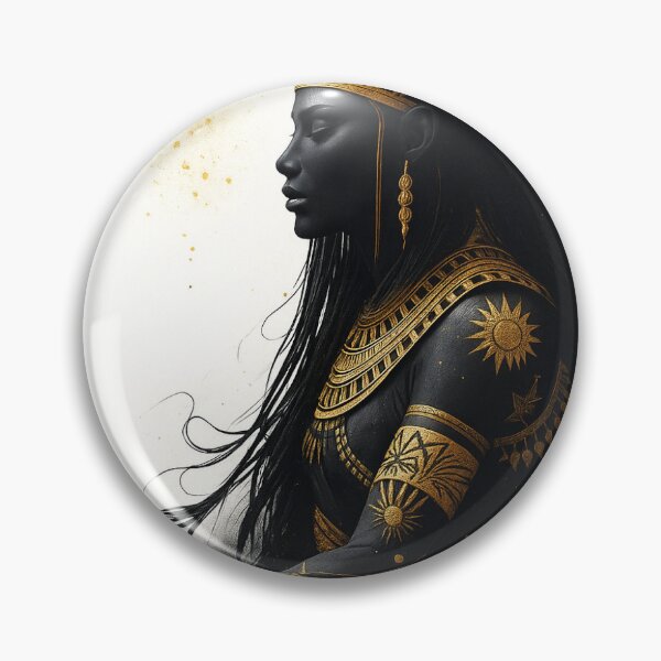 Item preview, Majestic Egyptian Queen – Nefertiti Inspired Digital Art designed and sold by Bodsha.