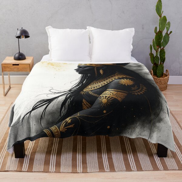 Item preview, Majestic Egyptian Queen – Nefertiti Inspired Digital Art designed and sold by Bodsha.