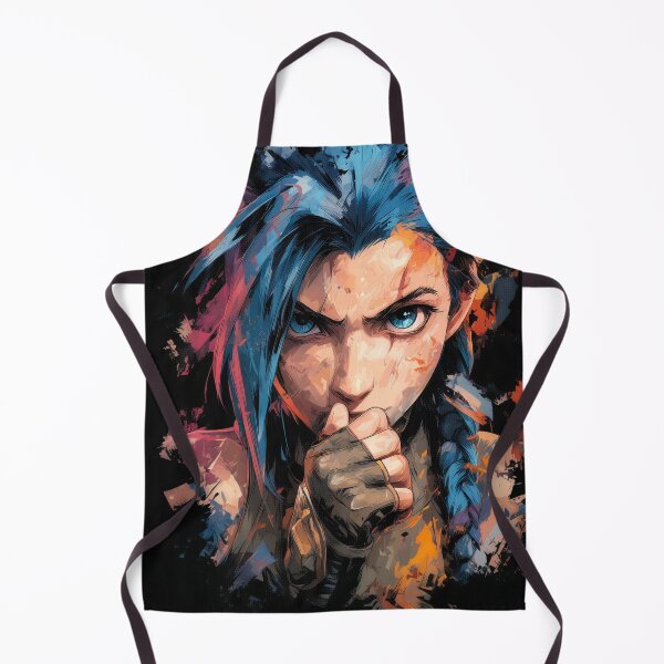 Item preview, Blue-Haired Anarchist: Rocket-Powered Mayhem in Zaun's Chaos designed and sold by Senpaiwaves.