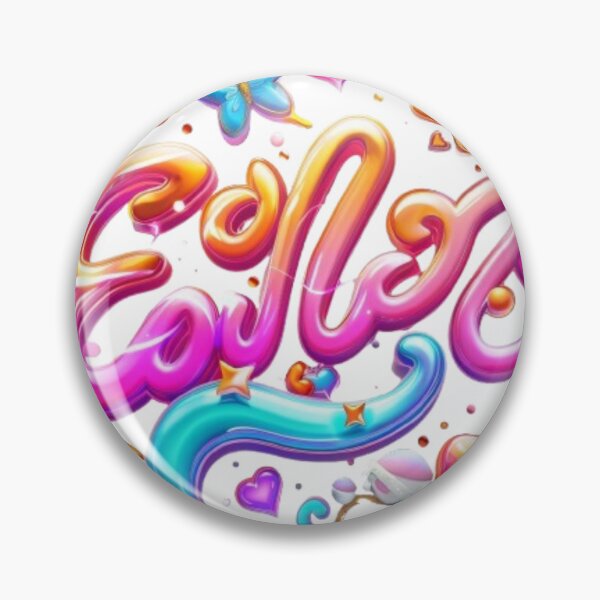 Item preview, Ella – Fantasy Colorful Name Art designed and sold by AlexLineArt.