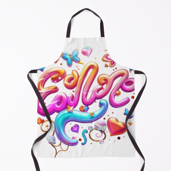 Item preview, Ella – Fantasy Colorful Name Art designed and sold by AlexLineArt.